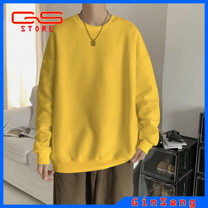 ÁO SWEATER TRƠN UNISEX NAM NỮ 14 MÀU