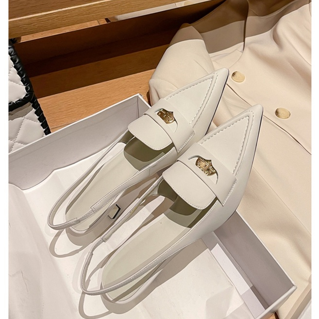 Slingbacks da lì gót 4.5cm sang chảnh shoes.de.amy