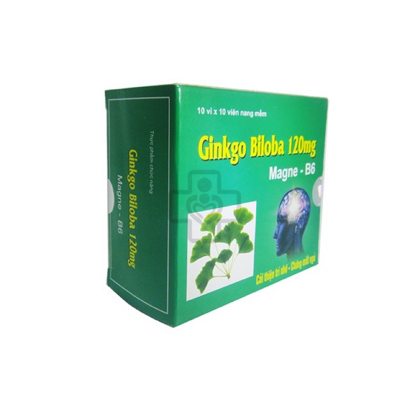 Viên uống bổ não Ginkgo Biloba 120mg Mg-B6 - Hộp 100 viên