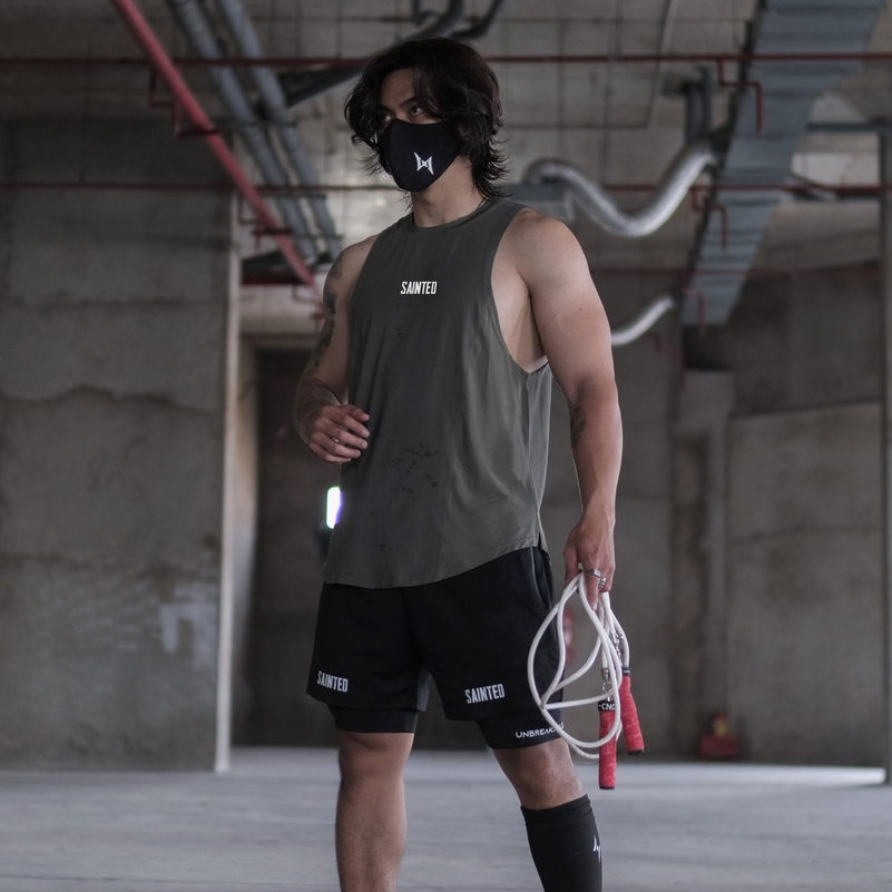 Áo Unbreakable Tanktop tập gym nam siêu co dãn - SAINTED