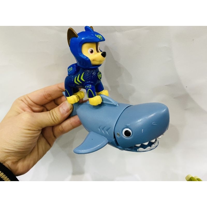 Đồ chơi Paw Patrol: Set 12 nhân vật chó cứu hộ và biển Aqua Pups có công năng