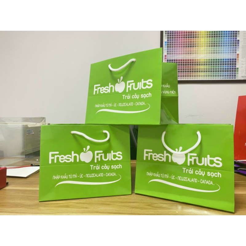 Túi Giấy Đựng Hoa Quả, Trái Cây Nhập Khẩu 1kg, 3kg, 5kg