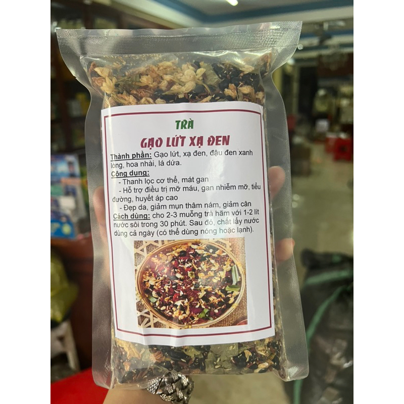 Trà Gạo Lứt Xạ Đen 500gr
