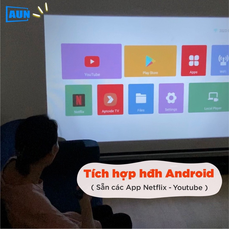 Thanh lý máy chiếu Aun C900 promax