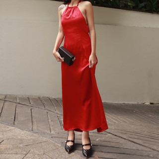 Váy lụa yếm quyến rũ yem dress | flanh