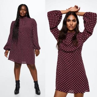 [virusplussize] sale outlet - đầm mng cổ trụ (mngdct) bigsize plus công sở