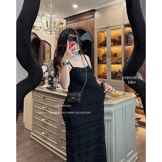 Đầm ren hai dây dáng suông!
