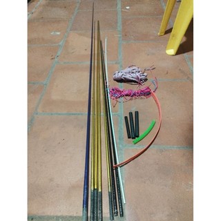 com bo khung diều Nan các bon 2m -3m về tự làm diều liền hoặc diều lắp ghép