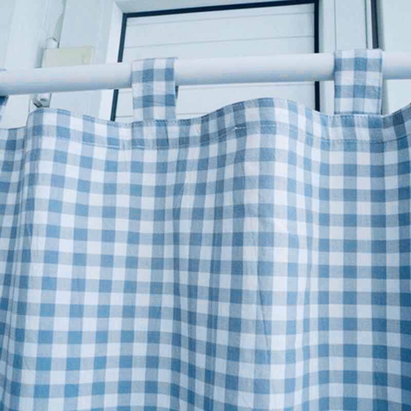 Rèm Bếp Kiểu Nhật Vải Caro Vintage