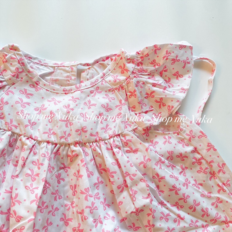 Váy hoa cánh tiên chữ A bé gái