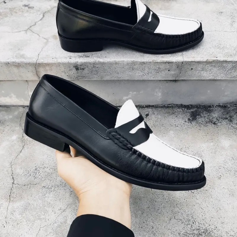 Giày Loafer nam da bò cao cấp - Đế phíp gỗ xịn xò