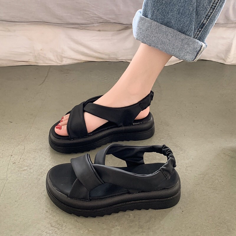 Sandal nữ thời trang đế cao 5p chất mềm siêu đẹp