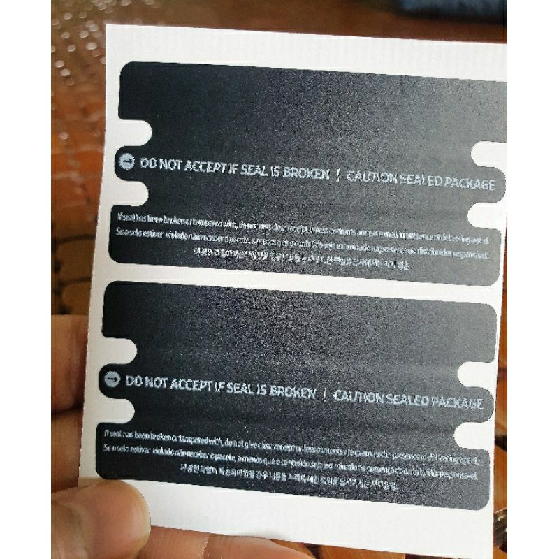 (Hàng có sẵn) MỘT ĐÔI seal dán hộp samsung S23 mới nhất