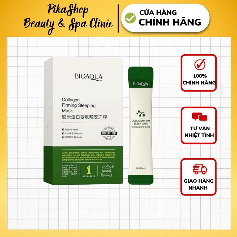 Mặt Nạ Ngủ Collagen Nâng Cơ, Căng Bóng, Cấp Ẩm - Nội Địa Trung - PikaShop