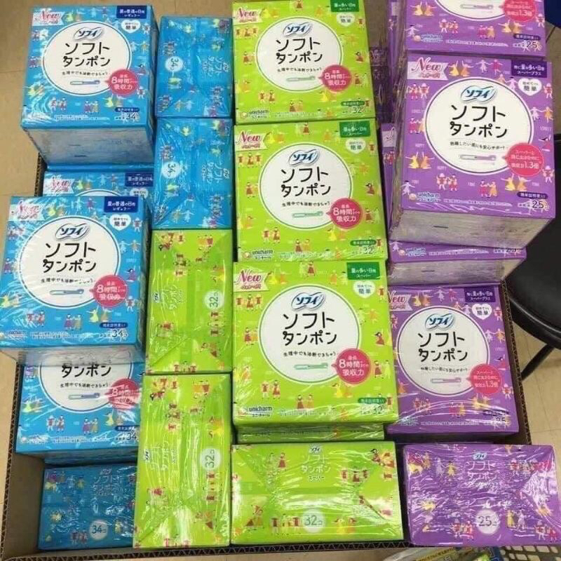 Tampon bvs Nhật hàng mới về 3 màu