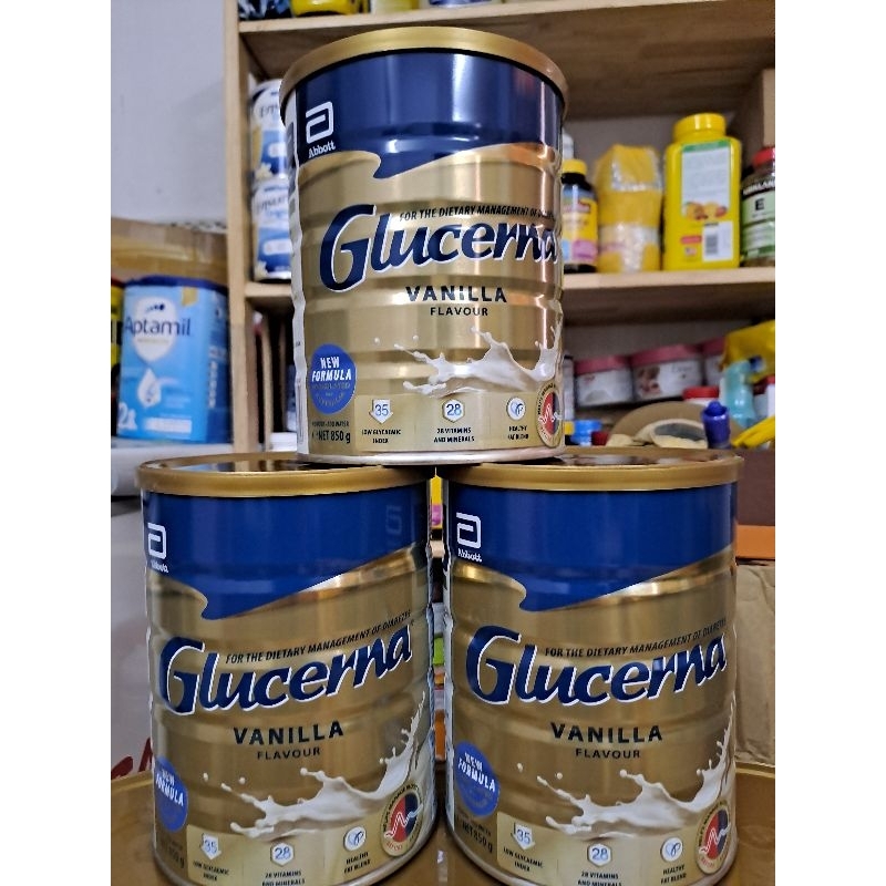 Sữa tiểu đường Glucerna hàng Chuẩn Úc, date 2025