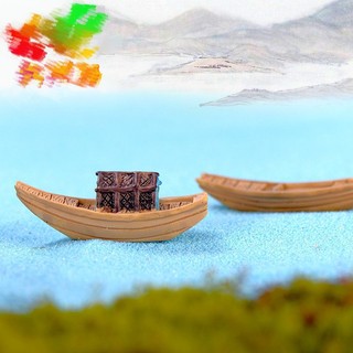 Mô hình thuyền buồm kích thước 5,2cm trang trí sân vườn tiểu cảnh terrarium M2124