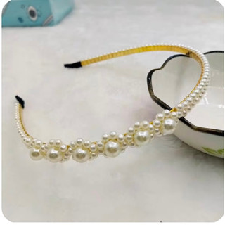Bờm Cài Tóc Đính Hạt Phong Cách Hàn