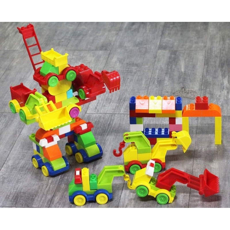 Lego công trình cho bé túi 1kg