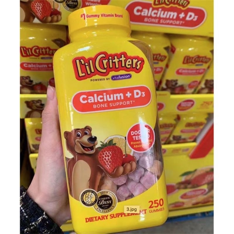 Kẹo dẻo cho bé Calcium D3 250v