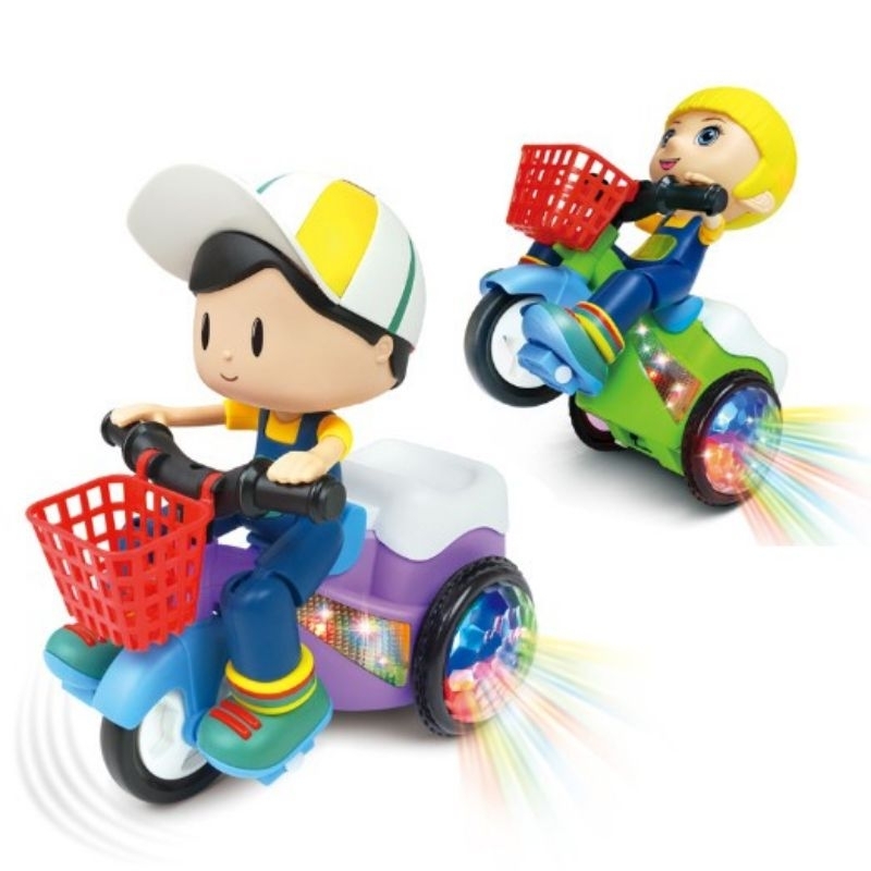 Đồ Chơi Chú Bé Shipper Có Nhạc Có Đèn Quay 360 Độ - Dừa Shopkids
