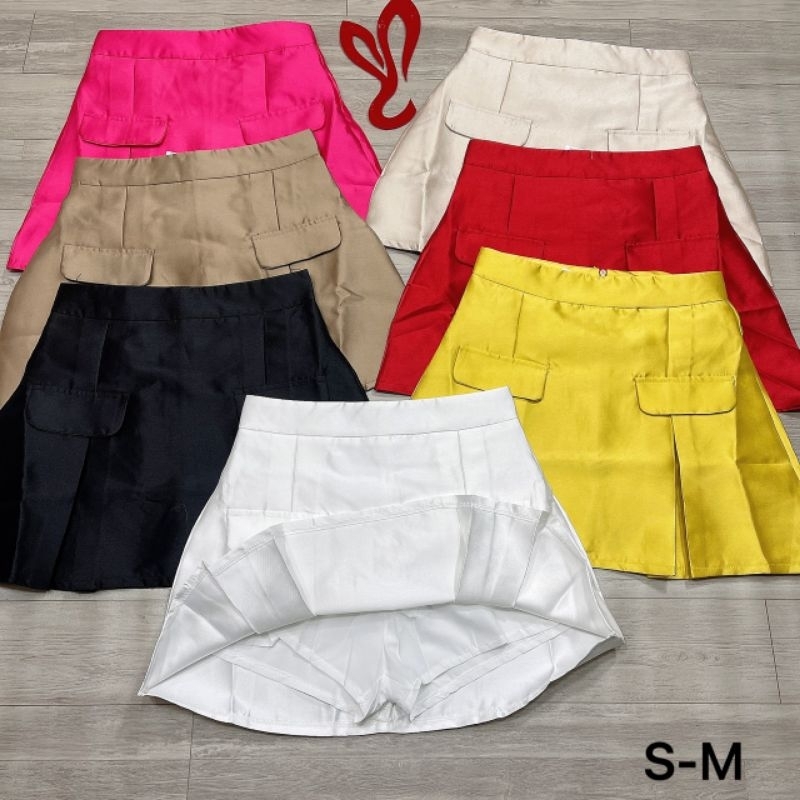 Chân váy tacta nắp túi hàng đẹp 💯💯💯kèm hình thật