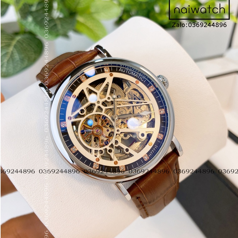 Đồng hồ nam MOHDNE cơ tự động kiểu dáng độc lạ đẹp mắt, thiết kế lộ full máy siêu ngầu