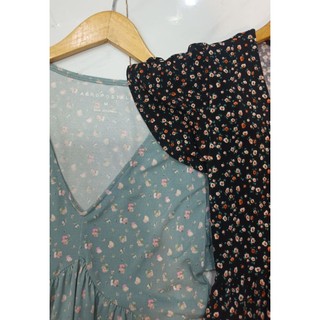 Đầm babydoll in hoa có bigsize