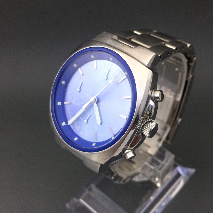 Đồng hồ nam Agnes B, nắp khắc Seiko Singapore