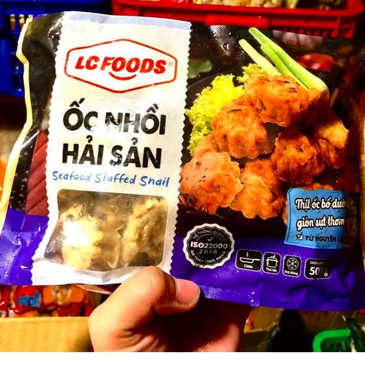 (Hàng Loại 1) Viên ốc nhồi hải sản 500g/1 gói
