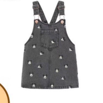 Váy yếm 3 mẫu jean+kaki Mickey nhân vật hoạt hình Disney cute cho bé gái chất siêu mềm,điểu chỉnh được độ dài,form rộng