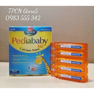 Pediababy Kid Gold bổ sung canxi giúp phát triển chiều cao, tăng sức đề kháng cho bé