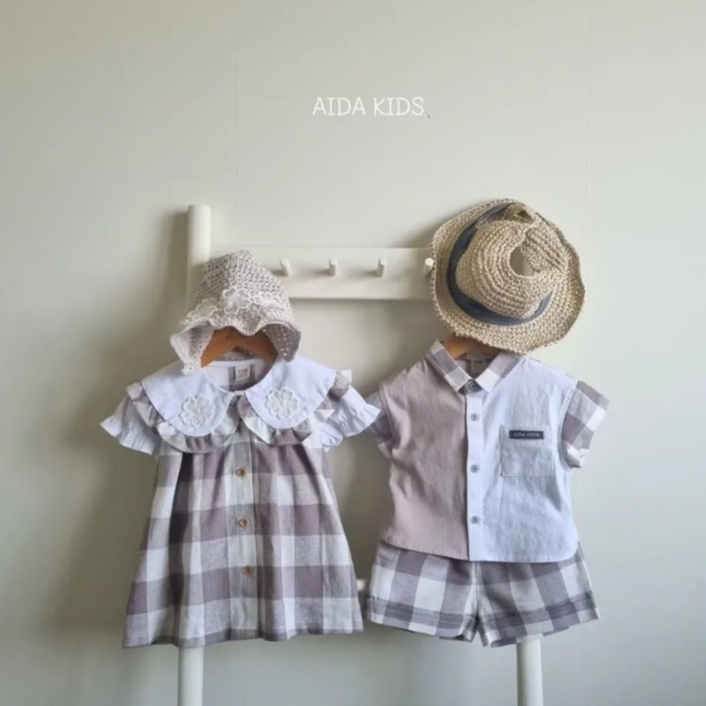 Váy cao cấp AIDA made in Korea cho bé tựu trường thời trang trẻ em BABYKOREA