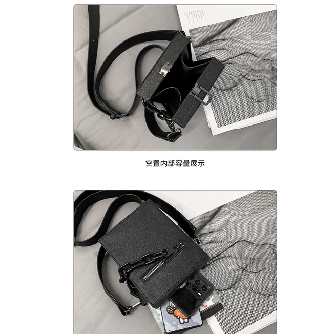 Túi đeo chéo nam nữ cá tính hot trend 2023, túi vuông cao cấp thời trang - TDV05