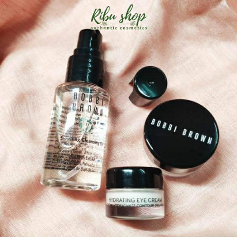 Tách set Bobbi Brown dưỡng da, dưỡng mắt, tẩy trang minisize du lịch - Ribu shop