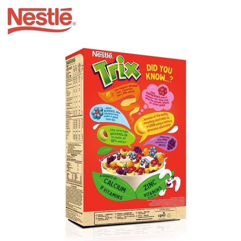 Ngũ cốc ăn sáng Milo/KoKo Krunch/Trix hộp 300g