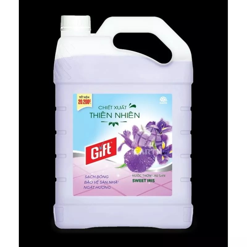 Nước Lau Sàn Gift 3.8kg  Hương Hoa Thiên Nhiên