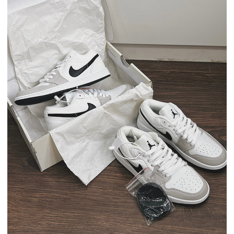 JDK STORE_Giày Sneaker JD1 Low Xám Canvas