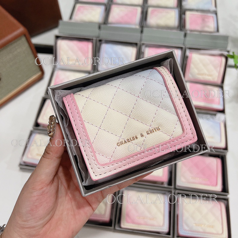 Ví CNK Hồng Radom Màu Full Box