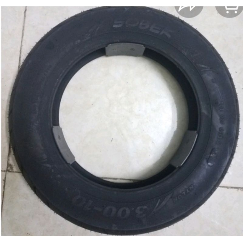 lốp đặc không xăm 300_10 chuyên dùng cho xe điện