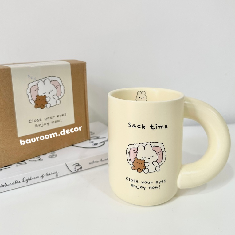 Ly sứ quai chéo độc lạ đẹp (Hàng có sẵn / Shop tự chụp)