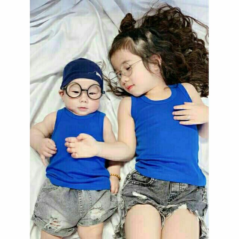 được chọn màu Áo 3 lỗ 100% cotton borip xuất dư mềm mát cho bé trai bé gái