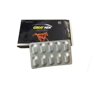 Viên uống tăng cường sinh lý nam great men 10 viên