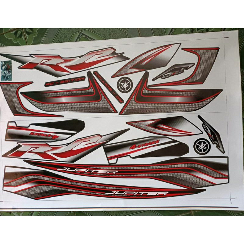 Tem rời dán xe jupiter rc 2012 xe đen