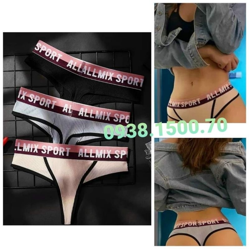 QUẦN CHÍP LỌT KHE LƯNG CHỮ ❌HÀNG NHẬP ( set 5 cái)