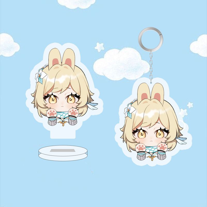 Mô hình standee/móc khóa Genshin Impact ver tai thú