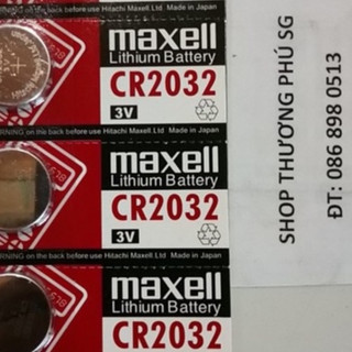 Pin Cmos 2032 Maxell Lithium Battery CR2032 - 3V: Vĩ 5 Viên