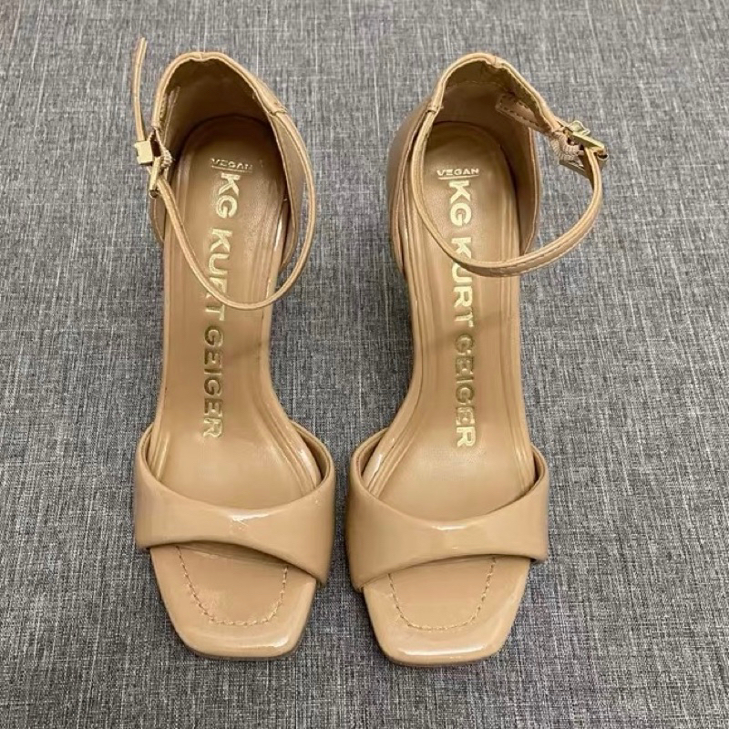 🌼 HÀNG CÓ SẴN 🌼 -  KG Kur.t Gei.ger  Giày quai ngang da bóng 11cm - xuất Anh