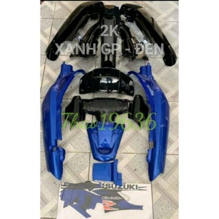 Dàn áo satria 2000 Xanh gp