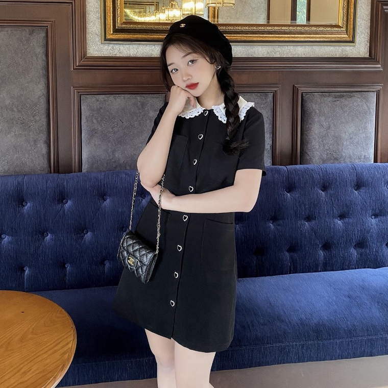Váy Thiết Kế DEETIE Phối Cổ Trắng Tiểu Thư Dễ Thương, Chất Liệu Cao Cấp Cho Nàng Đi Làm, Đi Chơi - DT.V02 | BigBuy360 - bigbuy360.vn